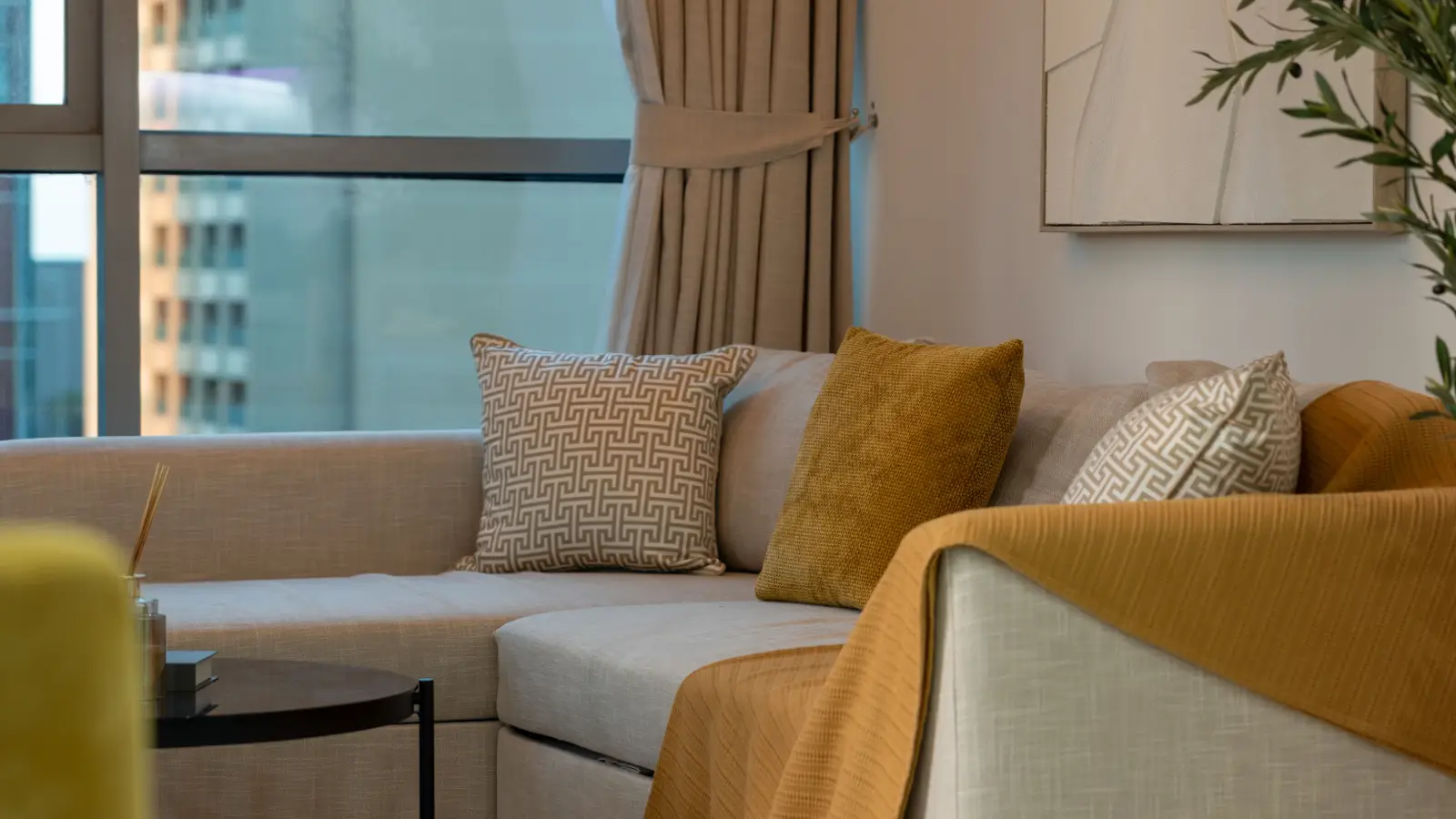 Arabic-Style Sofa with Modern Lines