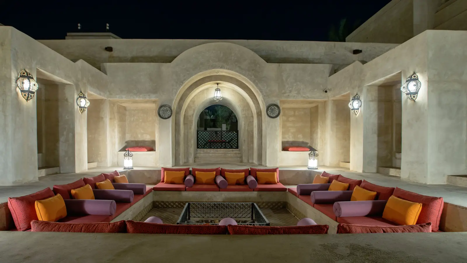 Majlis sofa in a Dubai villa