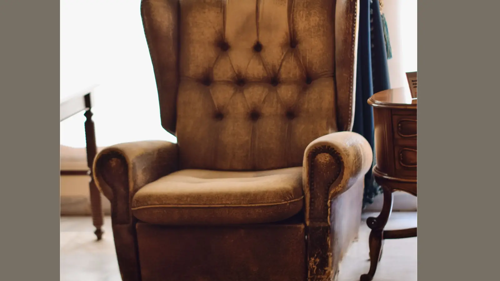 Wingback Armchair Restoration-Dubai Marina